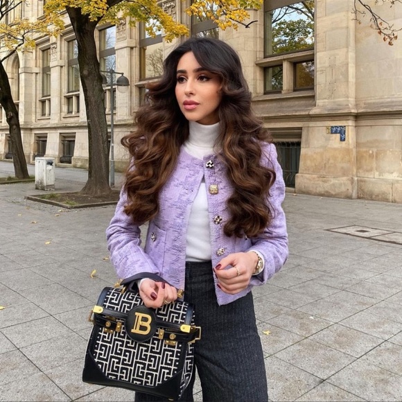 ✨BLOGGER FAVORITE✨ NWT Mango Houndstooth Jacket - Picture 3 of 15